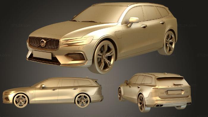 Vehicles (Volvo V60 2019, CARS_4015) 3D models for cnc